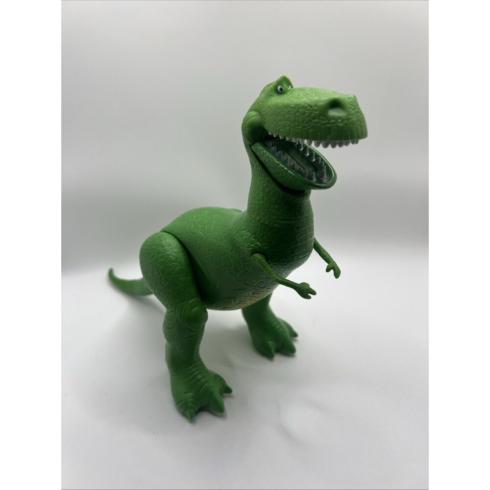 2018 Mattel  Disney Pixar Toy Story Rex Green Dinosaur 8" Posable Figure